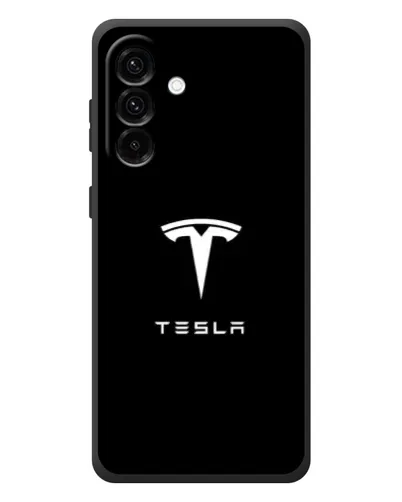 Чехол для Samsung Galaxy A37 с картинкой «Tesla White Logo» Чехол для Samsung Galaxy A37 с картинкой «Tesla White Logo»