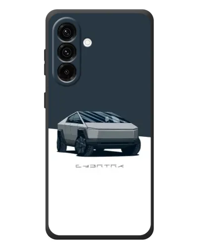 Чехол для Samsung Galaxy A37 с картинкой «Серебристый Cybertruck Tesla» Чехол для Samsung Galaxy A37 с картинкой «Серебристый Cybertruck Tesla»
