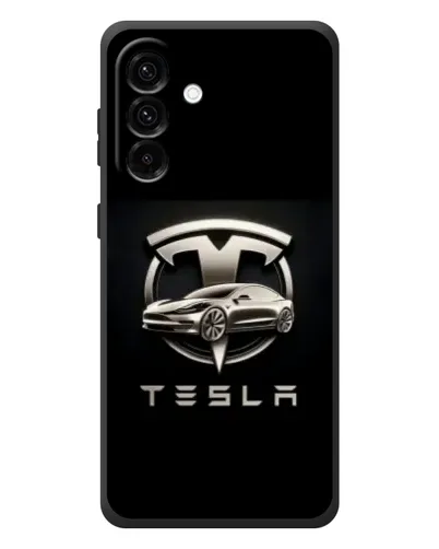 Чехол для Samsung Galaxy A37 с картинкой «Tesla — серебристое авто» Чехол для Samsung Galaxy A37 с картинкой «Tesla — серебристое авто»