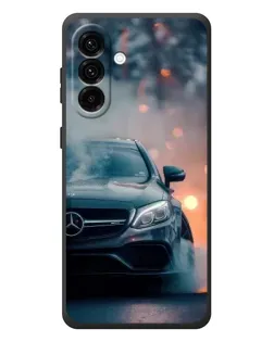 Чехол для Samsung Galaxy A37 с картинкой «Mercedes — ночной город»