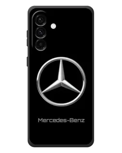 Чехол для Samsung Galaxy A37 с картинкой «Mercedes Silver Logo»