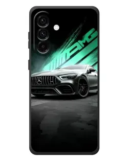 Чехол для Samsung Galaxy A37 с картинкой «Темный Mercedes AMG»