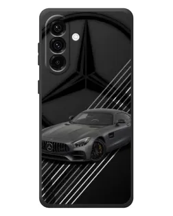 Чехол для Samsung Galaxy A37 с картинкой «Mercedes AMG — графика»
