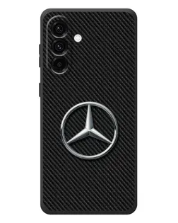 Чехол для Samsung Galaxy A37 с картинкой «Карбоновый Mercedes стиль»