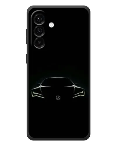 Чехол для Samsung Galaxy A37 с картинкой «Mercedes — силуэт авто» Чехол для Samsung Galaxy A37 с картинкой «Mercedes — силуэт авто»