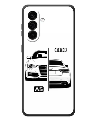 Чехол для Samsung Galaxy A37 с картинкой «Audi — контрастный дизайн»