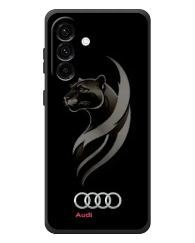 Чехол для Samsung Galaxy A37 с картинкой «Графика — пантера и Audi»