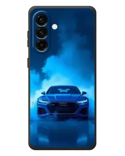 Чехол для Samsung Galaxy A37 с картинкой «Audi — голубая энергия»