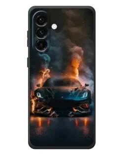 Чехол для Samsung Galaxy A37 с картинкой «Lamborghini дымная эстетика»