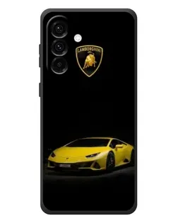 Чехол для Samsung Galaxy A37 с картинкой «Lamborghini желтый акцент»