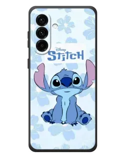 Чехол для Samsung Galaxy A37 с картинкой «Stitch среди цветов» Чехол для Samsung Galaxy A37 с картинкой «Stitch среди цветов»