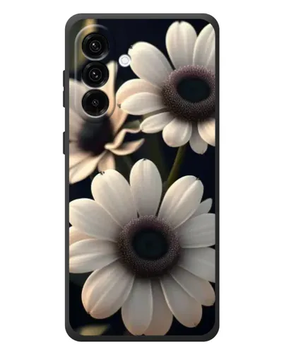 Чехол для Samsung Galaxy A37 с картинкой «Белые маргаритки макро»