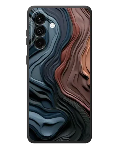 Чехол для Samsung Galaxy A37 с картинкой «Цветные волны каньона»