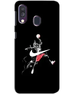 Чехол для Samsung Galaxy A40 2019 (A405F) с картинкой «Jordan Jumpman»