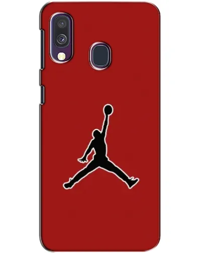 Чехол для Samsung Galaxy A40 2019 (A405F) с картинкой «Jordan Red Back»