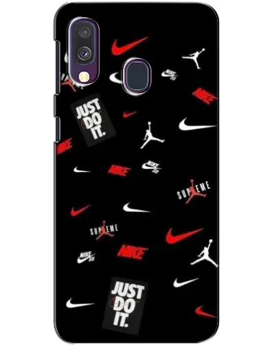 Чехол для Samsung Galaxy A40 2019 (A405F) с картинкой «Nike Mix Pattern»