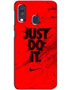 Чехол для Samsung Galaxy A40 2019 (A405F) с картинкой «Nike Just Do It»