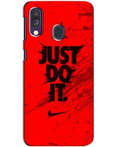 Чехол для Samsung Galaxy A40 2019 (A405F) с картинкой «Nike Just Do It»