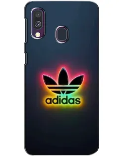 Чехол для Samsung Galaxy A40 2019 (A405F) с картинкой «Неоновый Adidas» Чехол для Samsung Galaxy A40 2019 (A405F) с картинкой «Неоновый Adidas»
