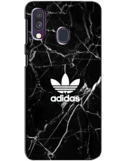 Чехол для Samsung Galaxy A40 2019 (A405F) с картинкой «Белый мрамор Adidas» Чехол для Samsung Galaxy A40 2019 (A405F) с картинкой «Белый мрамор Adidas»