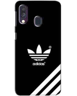 Чехол для Samsung Galaxy A40 2019 (A405F) с картинкой «Adidas с диагональными полосами»
