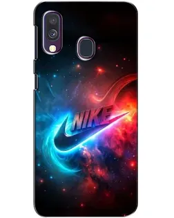 Чехол для Samsung Galaxy A40 2019 (A405F) с картинкой «Огненный логотип Nike» Чехол для Samsung Galaxy A40 2019 (A405F) с картинкой «Огненный логотип Nike»