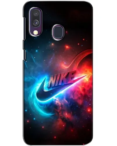 Чехол для Samsung Galaxy A40 2019 (A405F) с картинкой «Огненный логотип Nike» Чехол для Samsung Galaxy A40 2019 (A405F) с картинкой «Огненный логотип Nike»