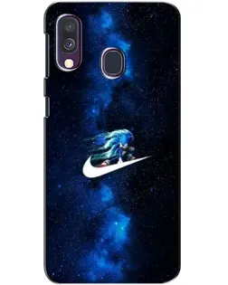 Чехол для Samsung Galaxy A40 2019 (A405F) с картинкой «Звездный путь Nike» Чехол для Samsung Galaxy A40 2019 (A405F) с картинкой «Звездный путь Nike»