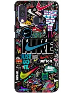 Чехол для Samsung Galaxy A40 2019 (A405F) с картинкой «Яркий коллаж Nike» Чехол для Samsung Galaxy A40 2019 (A405F) с картинкой «Яркий коллаж Nike»