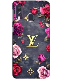 Чехол для Samsung Galaxy A40 2019 (A405F) с картинкой «Цветочный Louis Vuitton»
