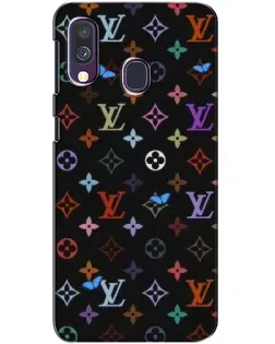 Чехол для Samsung Galaxy A40 2019 (A405F) с картинкой «Цветная монограмма LV»