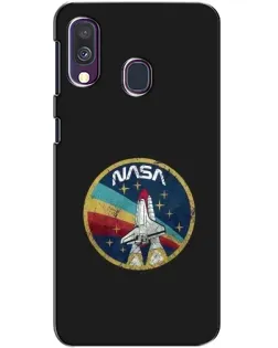 Чехол для Samsung Galaxy A40 2019 (A405F) с картинкой «NASA — эмблема миссии» Чехол для Samsung Galaxy A40 2019 (A405F) с картинкой «NASA — эмблема миссии»