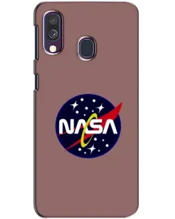 Чехол для Samsung Galaxy A40 2019 (A405F) с картинкой «NASA — ретро космос» Чехол для Samsung Galaxy A40 2019 (A405F) с картинкой «NASA — ретро космос»