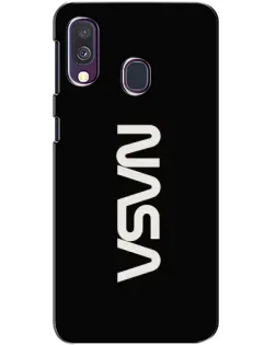 Чехол для Samsung Galaxy A40 2019 (A405F) с картинкой «NASA — вертикальный логотип» Чехол для Samsung Galaxy A40 2019 (A405F) с картинкой «NASA — вертикальный логотип»