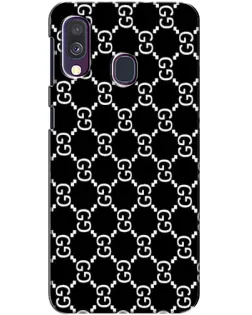 Чехол для Samsung Galaxy A40 2019 (A405F) с картинкой «Gucci — сетчатый паттерн»