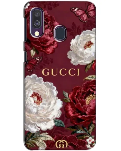Чехол для Samsung Galaxy A40 2019 (A405F) с картинкой «Gucci — бордовые розы» Чехол для Samsung Galaxy A40 2019 (A405F) с картинкой «Gucci — бордовые розы»