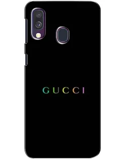 Чехол для Samsung Galaxy A40 2019 (A405F) с картинкой «Gucci — неоновый минимализм» Чехол для Samsung Galaxy A40 2019 (A405F) с картинкой «Gucci — неоновый минимализм»