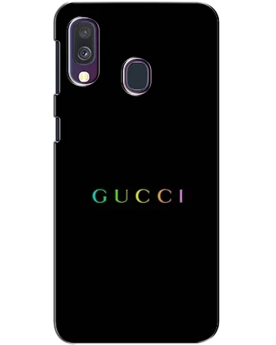 Чехол для Samsung Galaxy A40 2019 (A405F) с картинкой «Gucci — неоновый минимализм» Чехол для Samsung Galaxy A40 2019 (A405F) с картинкой «Gucci — неоновый минимализм»