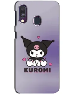 Чохол для Samsung Galaxy A40 2019 (A405F) з картинкою «Kuromi — фіолетовий арт»