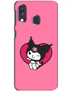 Чохол для Samsung Galaxy A40 2019 (A405F) з картинкою «Kuromi — любов у серці»