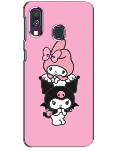 Чехол для Samsung Galaxy A40 2019 (A405F) с картинкой «My Melody и Kuromi»