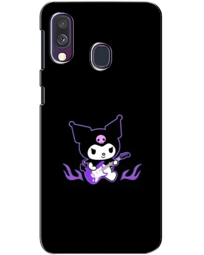 Чехол для Samsung Galaxy A40 2019 (A405F) с картинкой «Электрическая Kuromi»