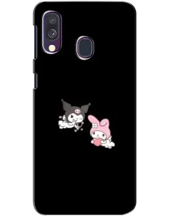Чохол для Samsung Galaxy A40 2019 (A405F) з картинкою «My Melody та Kuromi»