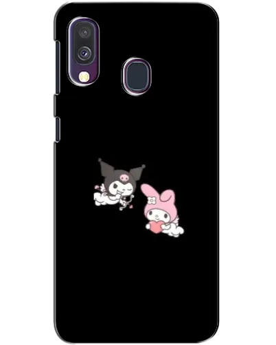 Чехол для Samsung Galaxy A40 2019 (A405F) с картинкой «My Melody и Kuromi»