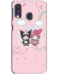 Чохол для Samsung Galaxy A40 2019 (A405F) з картинкою «My Melody та Kuromi»