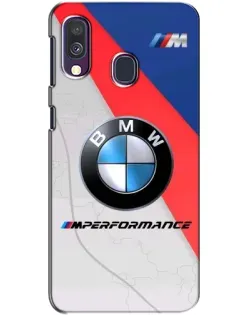 Чехол для Samsung Galaxy A40 2019 (A405F) с картинкой «BMW Performance стиль»