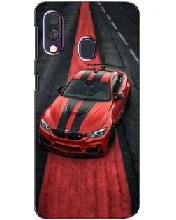 Чехол для Samsung Galaxy A40 2019 (A405F) с картинкой «BMW на красной дорожке»