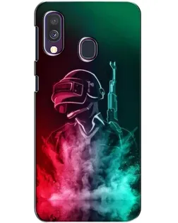 Чехол для Samsung Galaxy A40 2019 (A405F) с картинкой «PUBG — огненный воин»