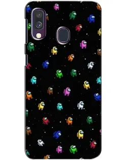 Чехол для Samsung Galaxy A40 2019 (A405F) с картинкой «Экипаж Among Us» Чехол для Samsung Galaxy A40 2019 (A405F) с картинкой «Экипаж Among Us»