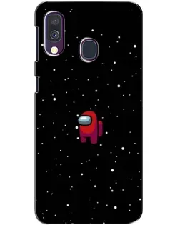 Чехол для Samsung Galaxy A40 2019 (A405F) с картинкой «Красный Among Us»